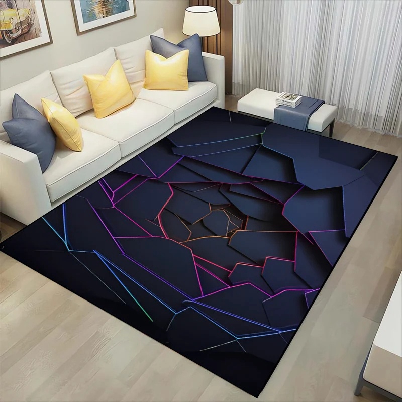 3D Geometric Carpet Neon Light - Outdoor Sport Live review and price