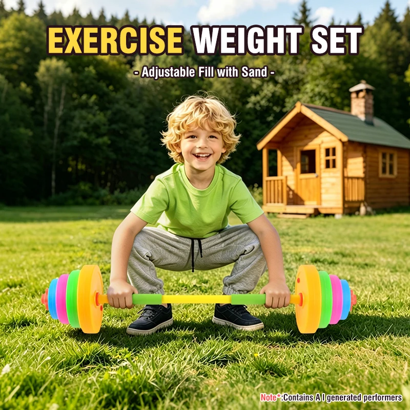 Adjustable Kids Dumbbell Barbe - Outdoor Sport Field review and price