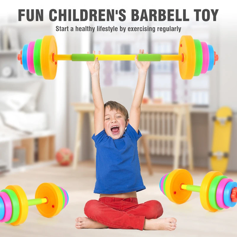 Adjustable Kids Dumbbell Barbe - Outdoor Sport Field review and price