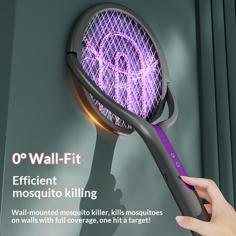 Rotating Head Bug Zapper Racke - Head Racket Boom review and price