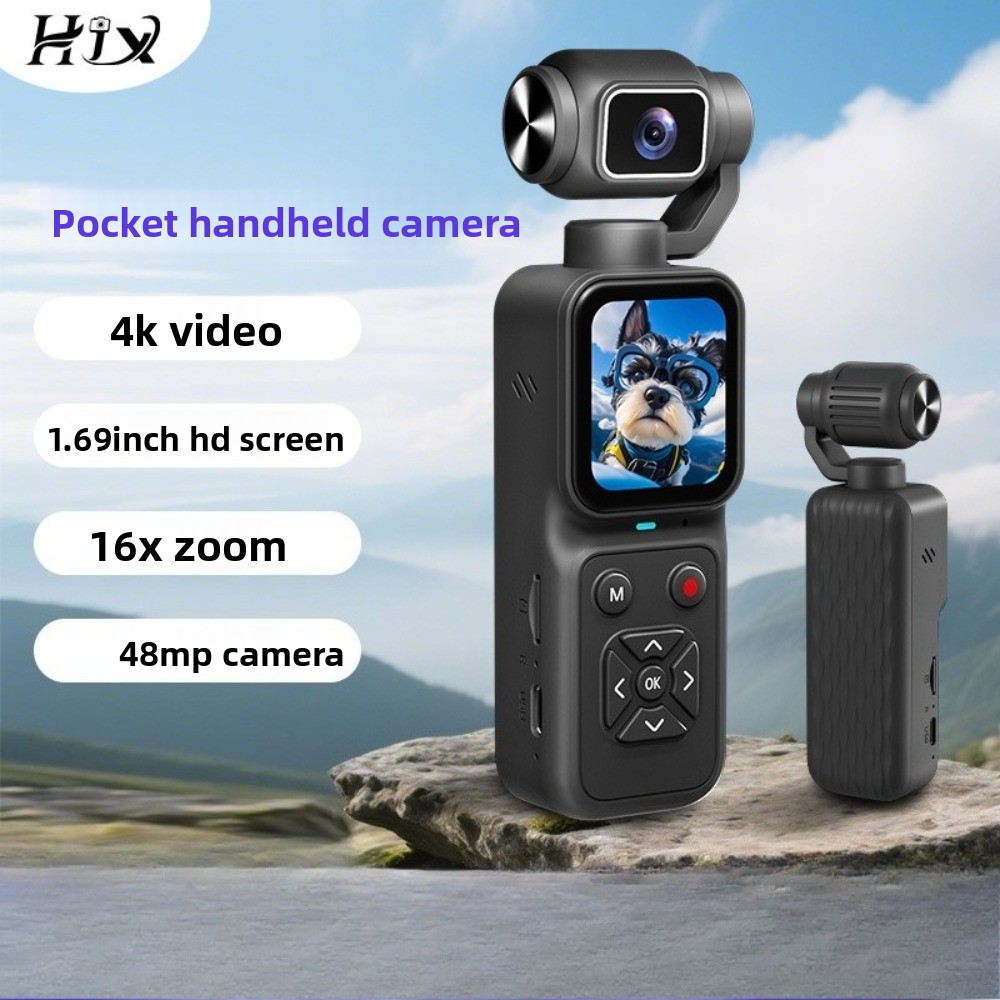 HJD-09 4K Vlogging Camera 180° - Outdoor Sport Live review and price